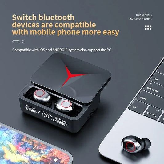 M90 Pro TWS Bluetooth 5.3 Wireless Earbuds With Touch Control