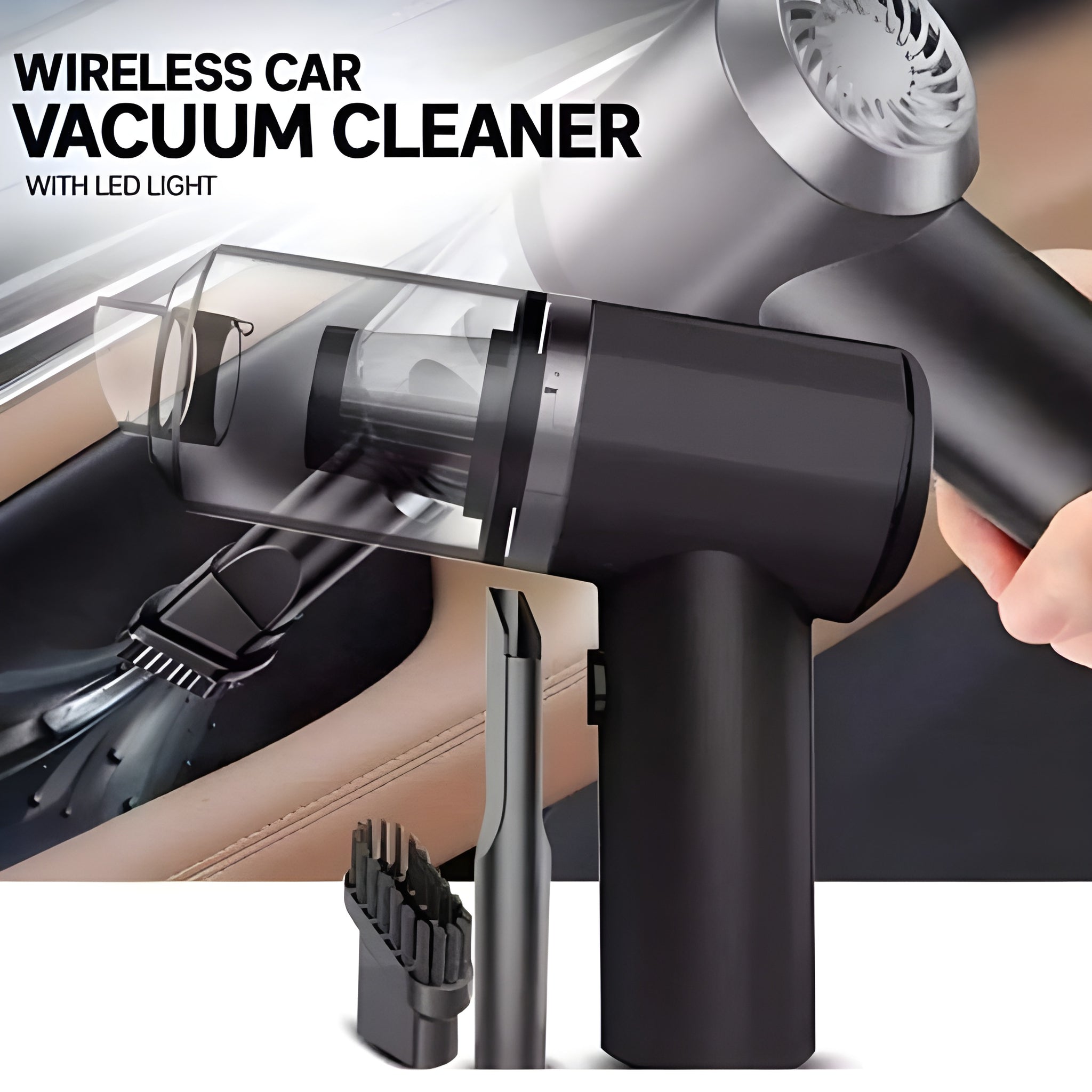 3 In 1 Portable Car Vacuum Cleaner